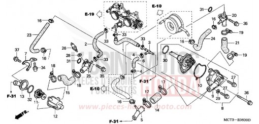 POMPE A EAU FJS600A3 de 2003